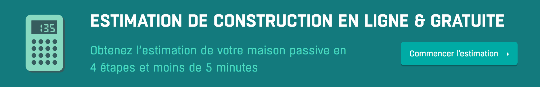estimation cout masion passive